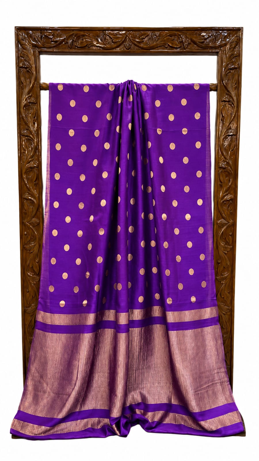 Banarasi Silk Saree with Zari Booti