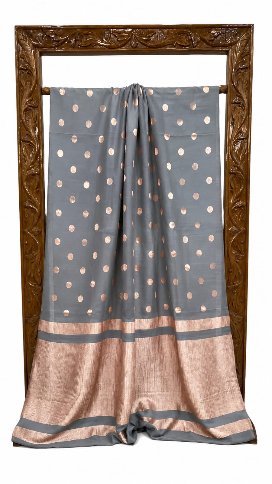 Banarasi Silk Saree with Zari Booti