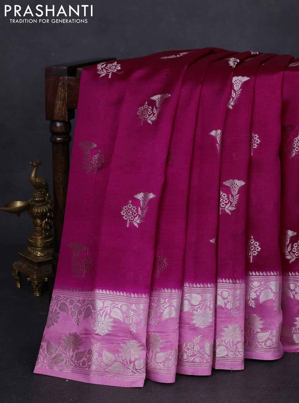 Designer Meena Boota Dyeable saree