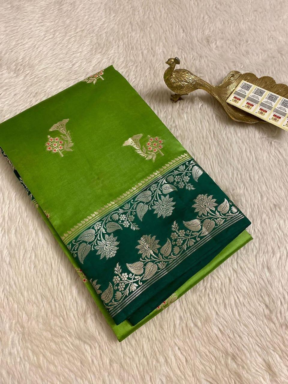 Designer Meena Boota Dyeable saree
