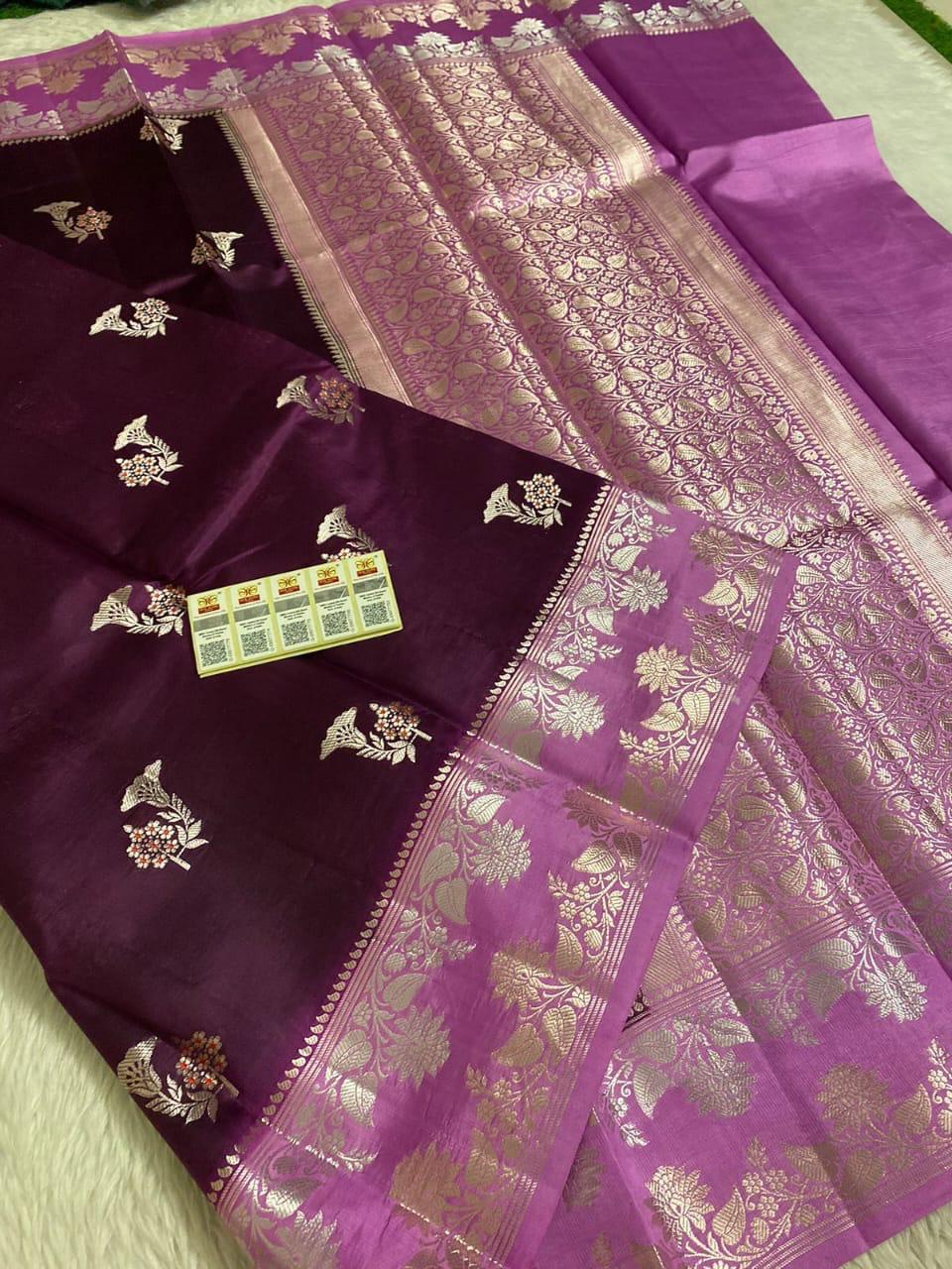 Designer Meena Boota Dyeable saree