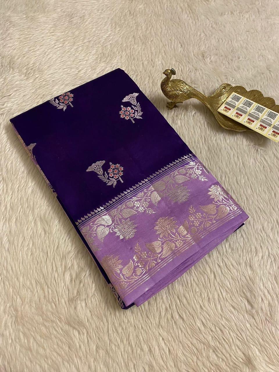 Designer Meena Boota Dyeable saree