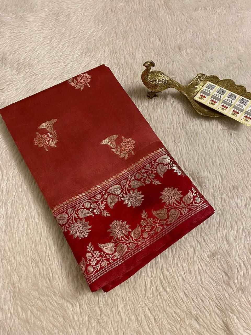 Designer Meena Boota Dyeable saree