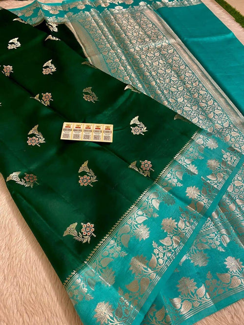 Designer Meena Boota Dyeable saree