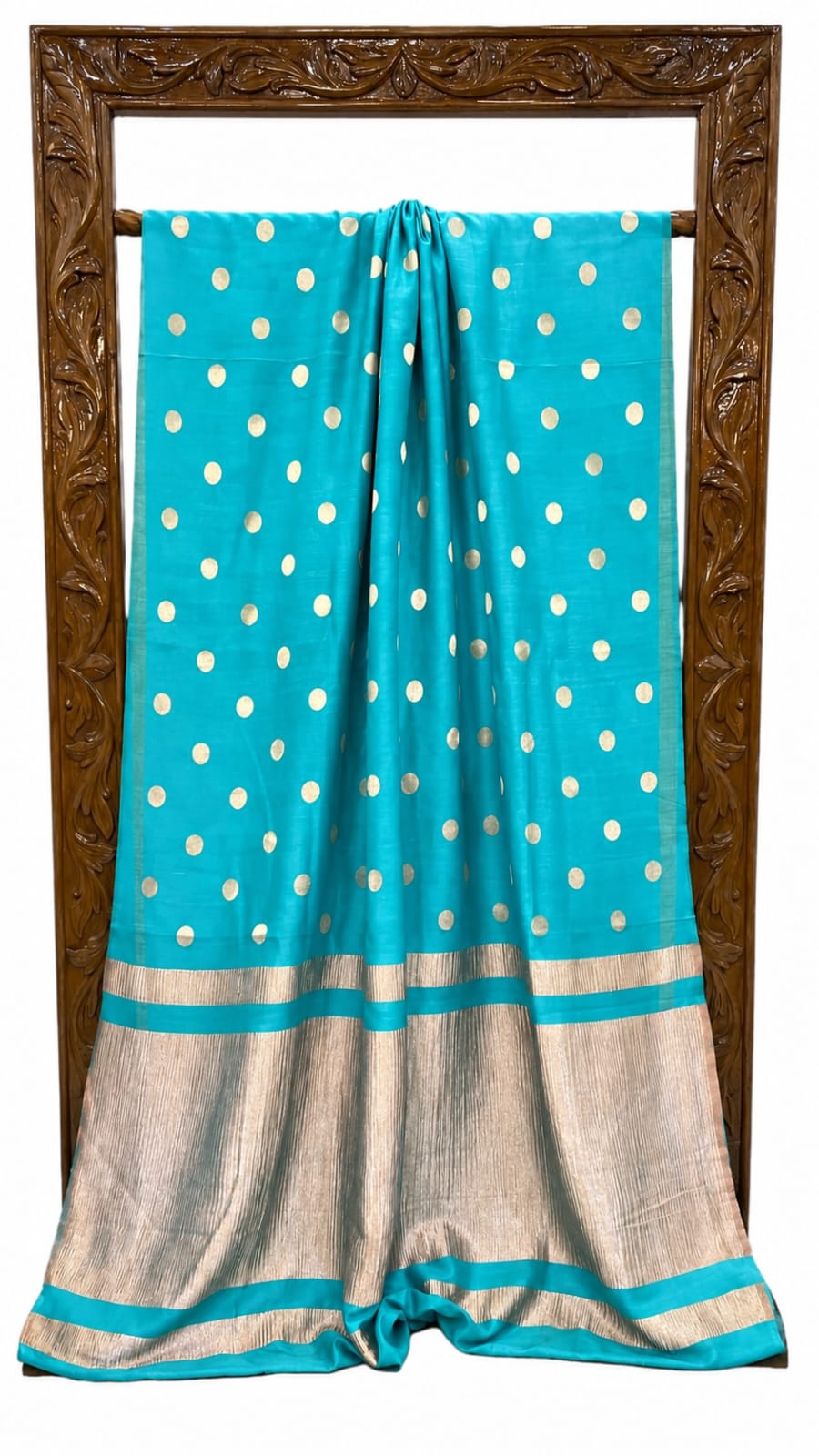 Banarasi Silk Saree with Zari Booti