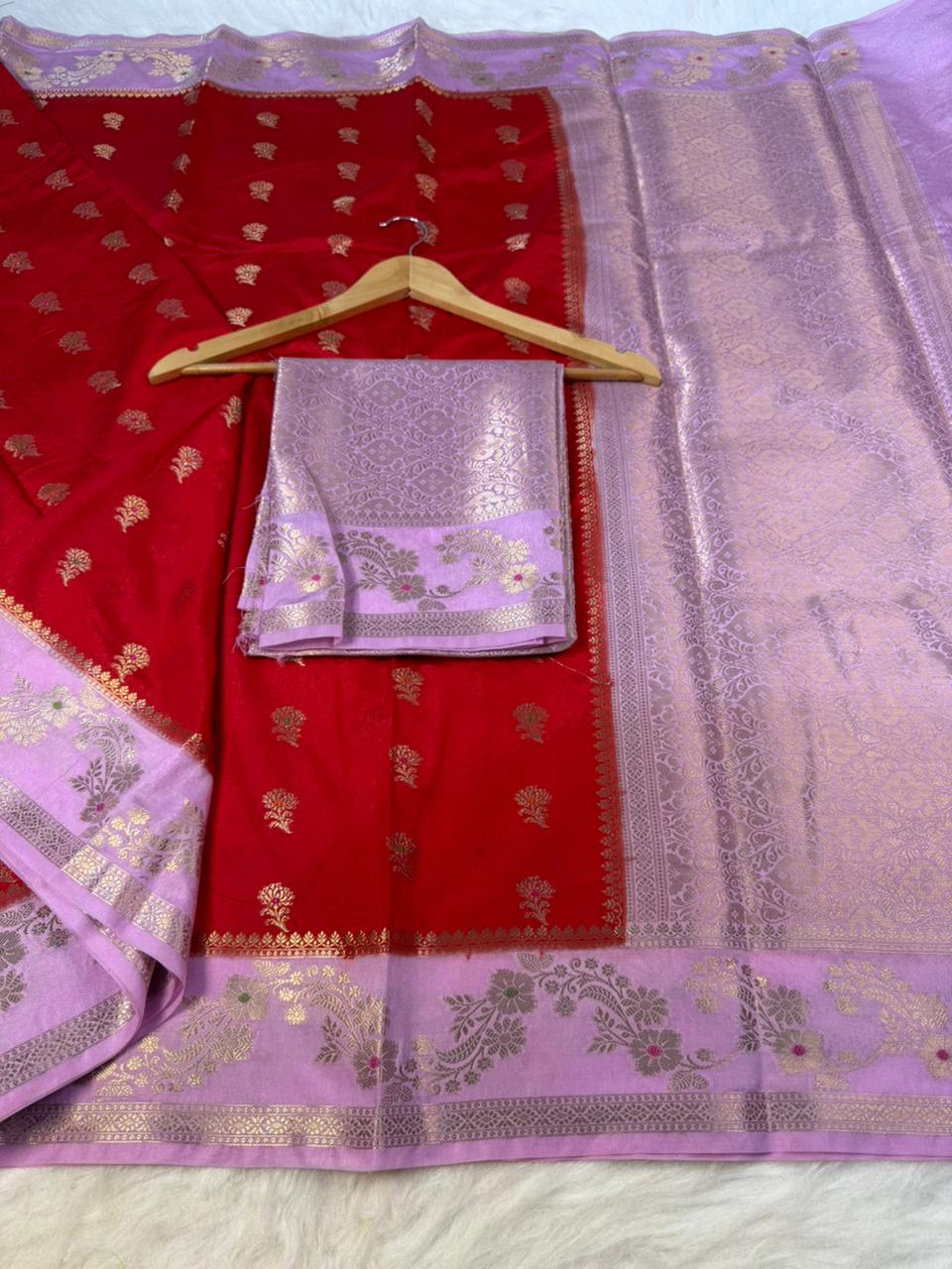 Design Meena Booti Dyeable saree