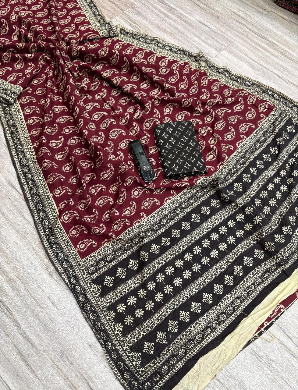 Soft pure cotton saree