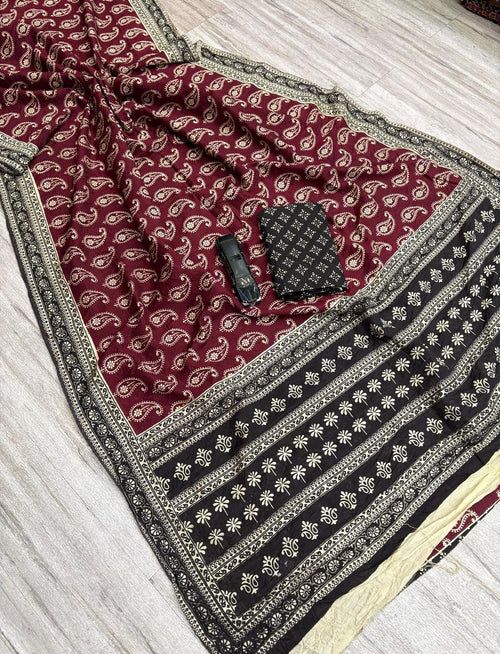 Soft pure cotton saree