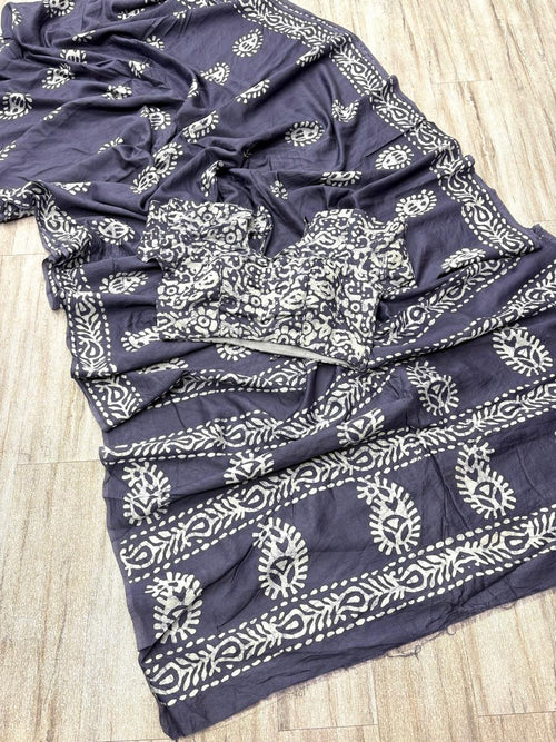 Soft pure cotton saree