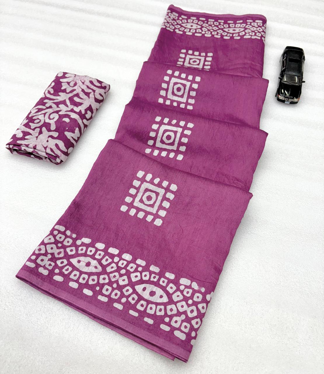 PURE COTTON HAND BATIK SAREE
