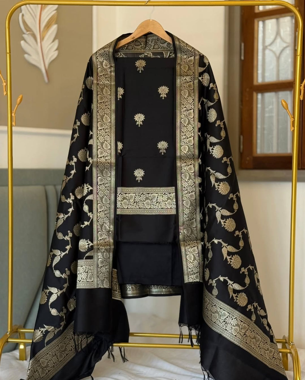 Banarsi silk wedding & पार्शिवियर suit