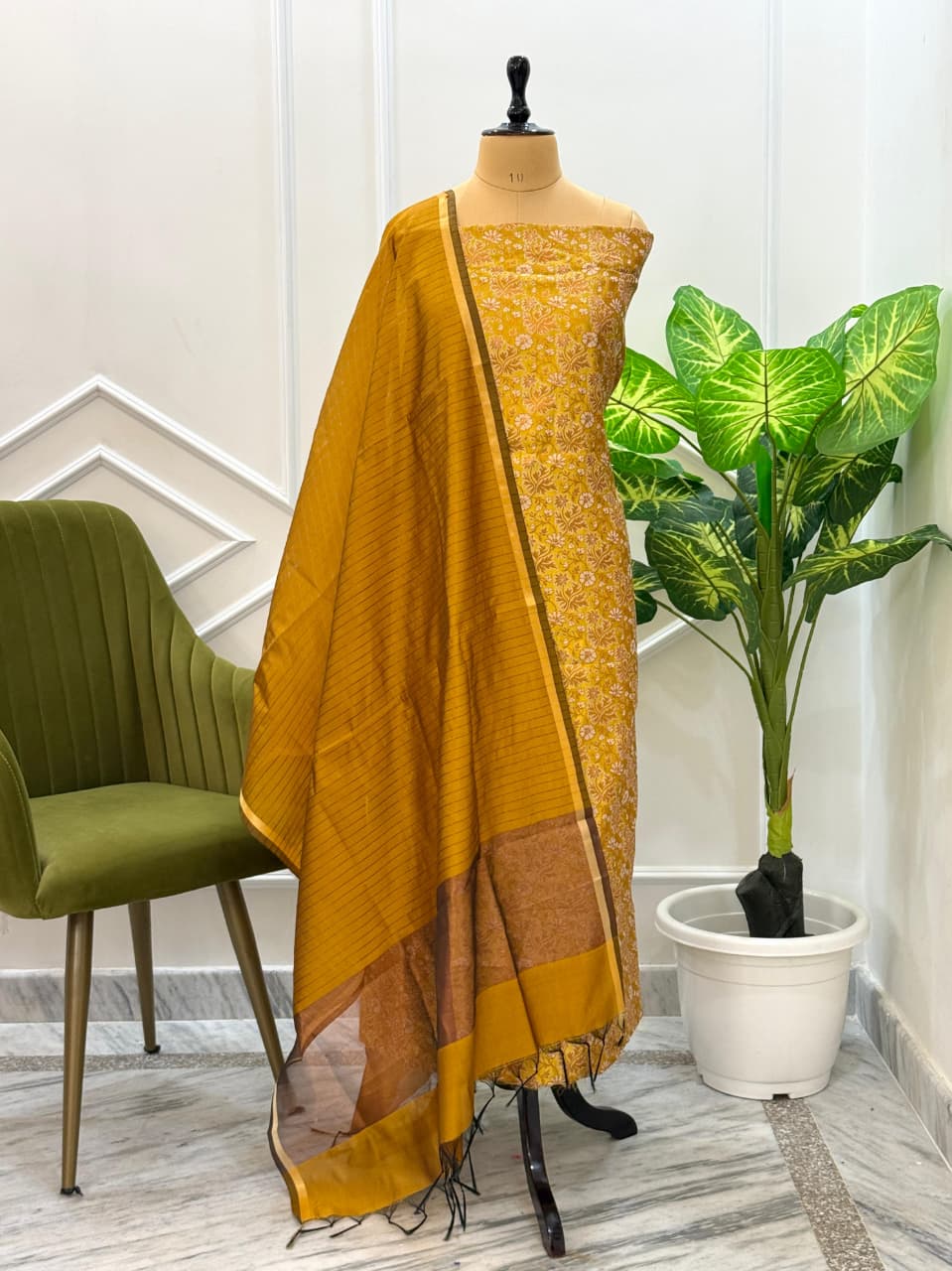 Banarsi Brocade silk suit