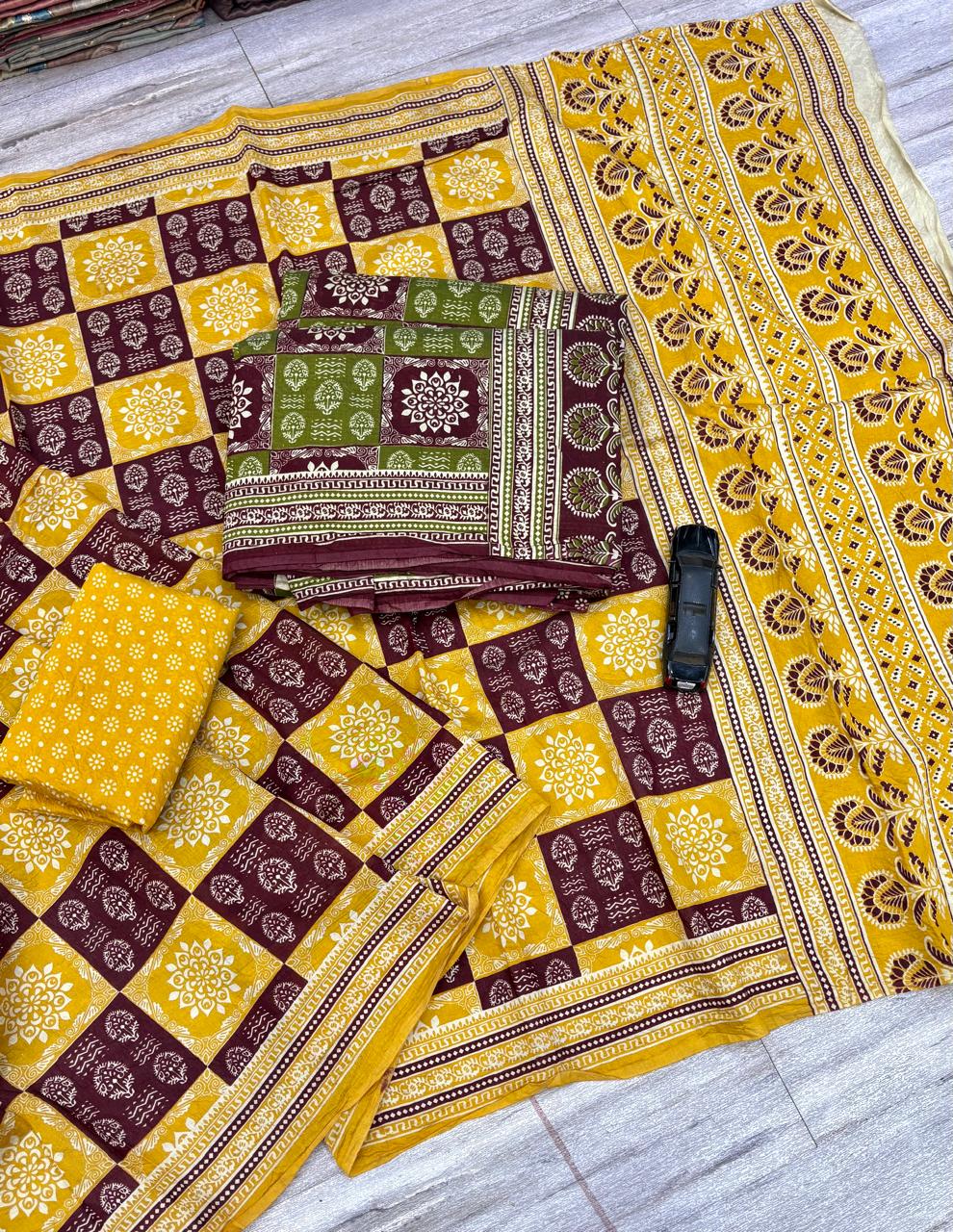 Fancy Ajrakh saree