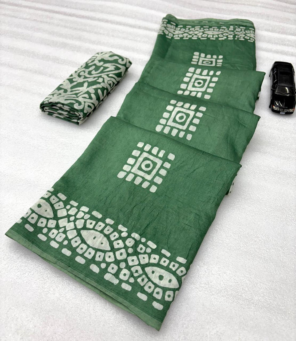 PURE COTTON HAND BATIK SAREE