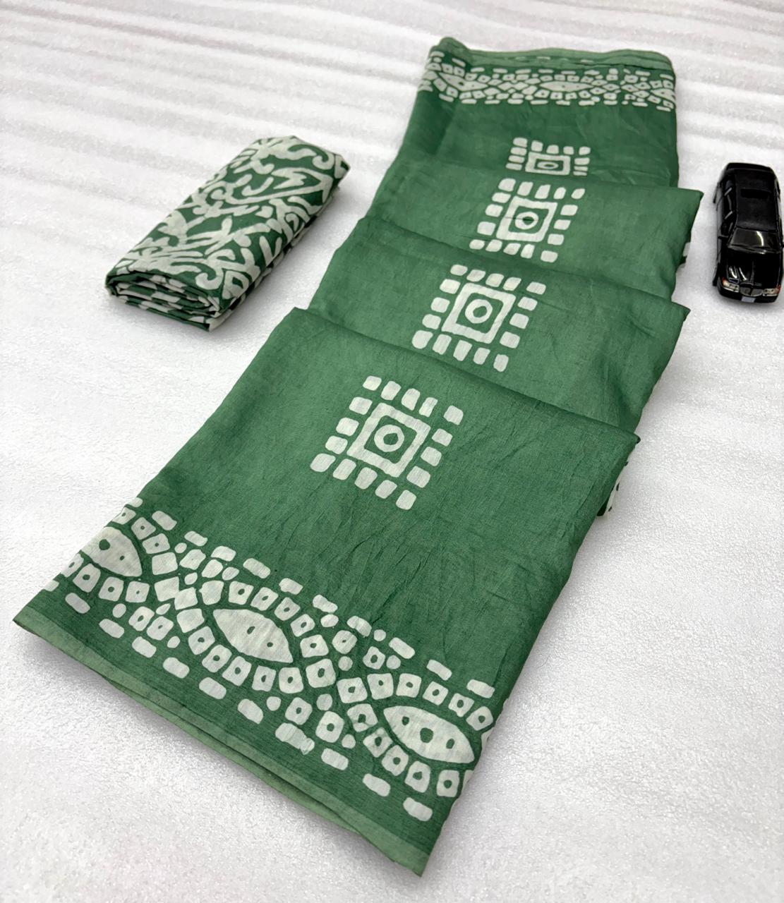PURE COTTON HAND BATIK SAREE