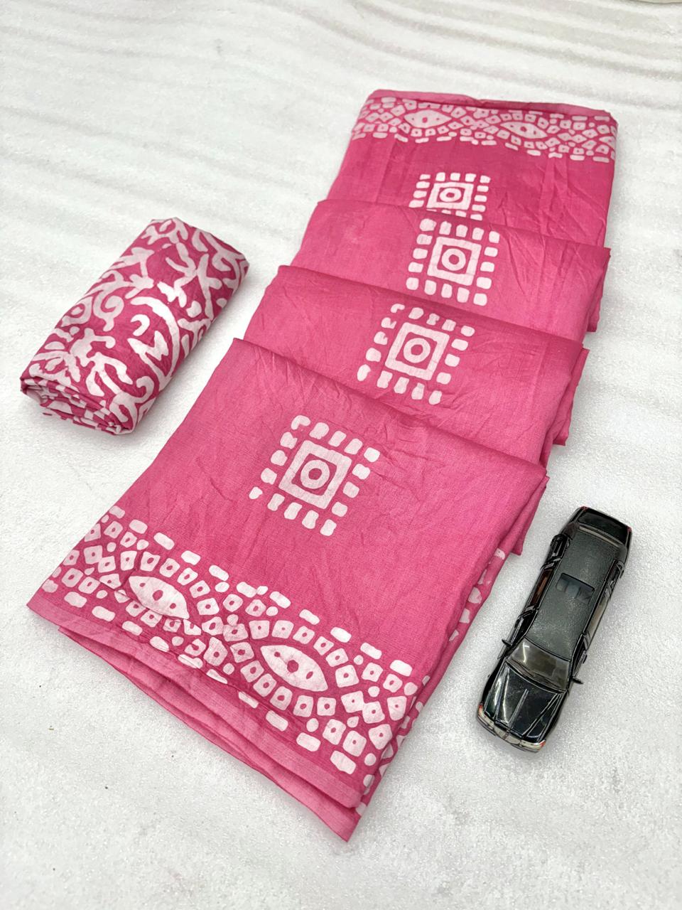 PURE COTTON HAND BATIK SAREE