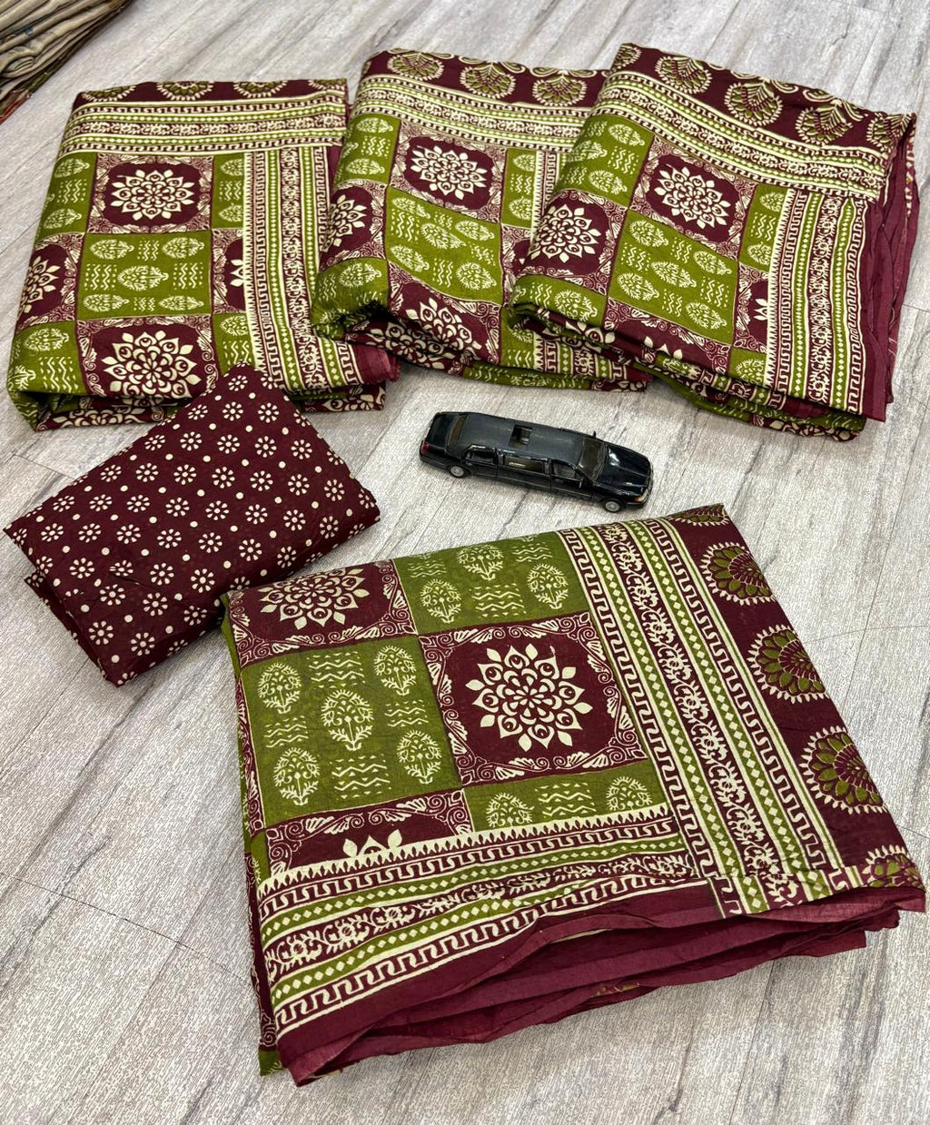 Fancy Ajrakh saree