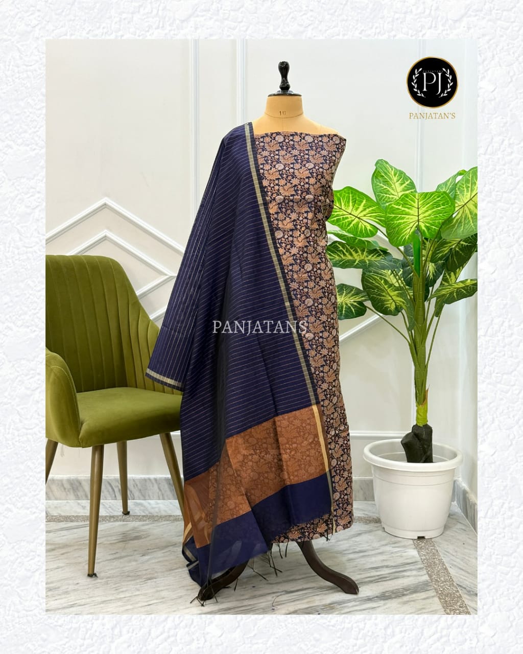 Banarsi Brocade silk suit