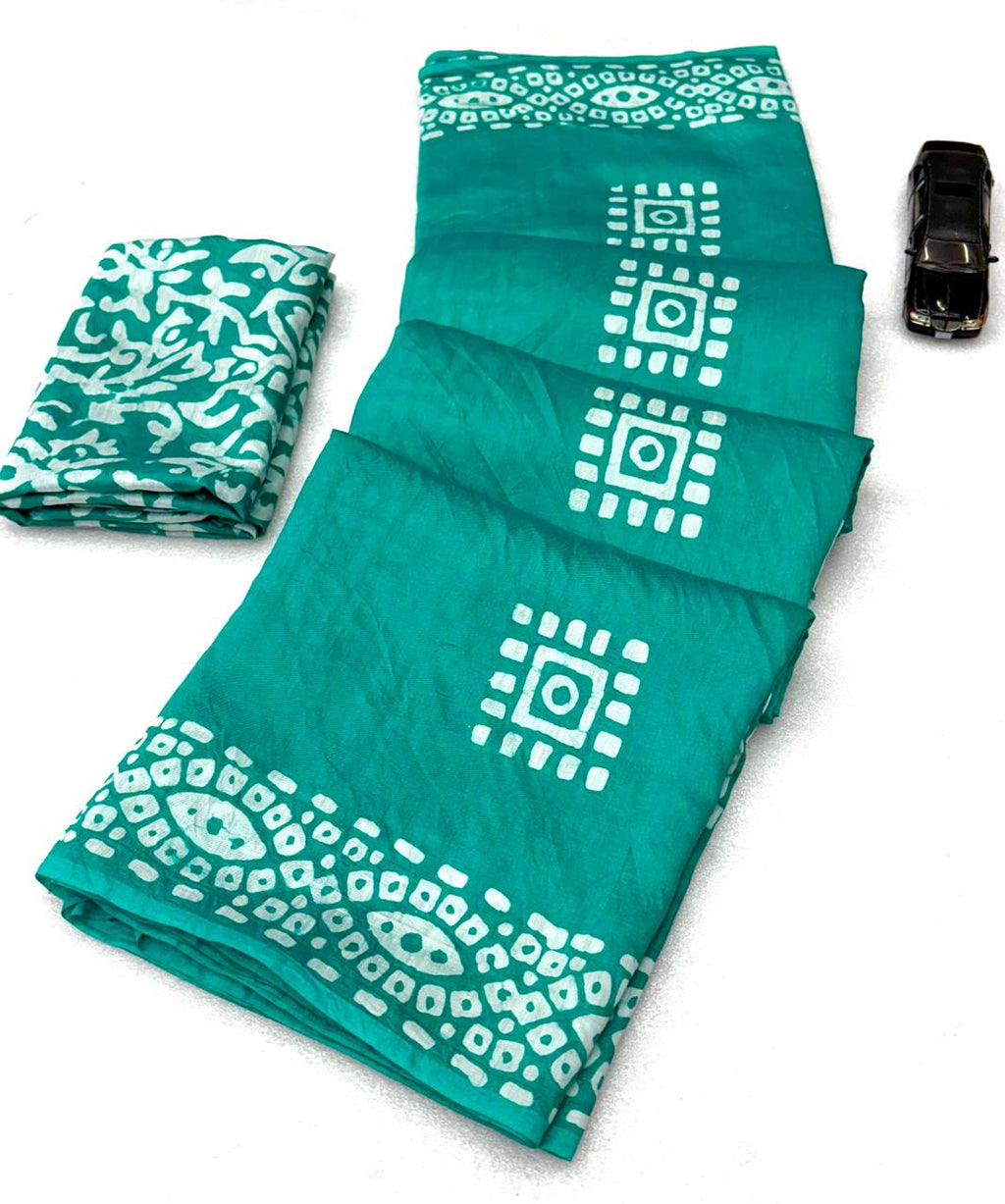 PURE COTTON HAND BATIK SAREE