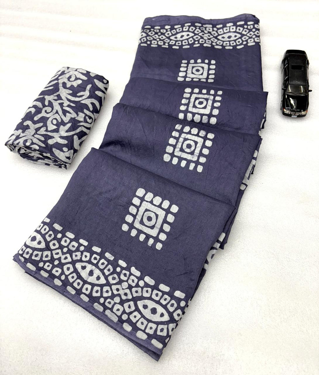 PURE COTTON HAND BATIK SAREE